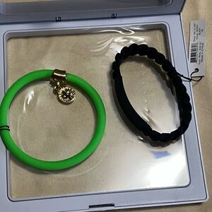 Marc Jacobs Green and Black Fashion Bracelets